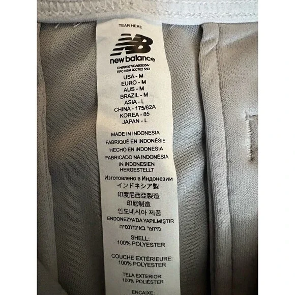 New Balance Grey Adversary 2 Blue Piped Baseball Pants Mens Medium NWT BMP216